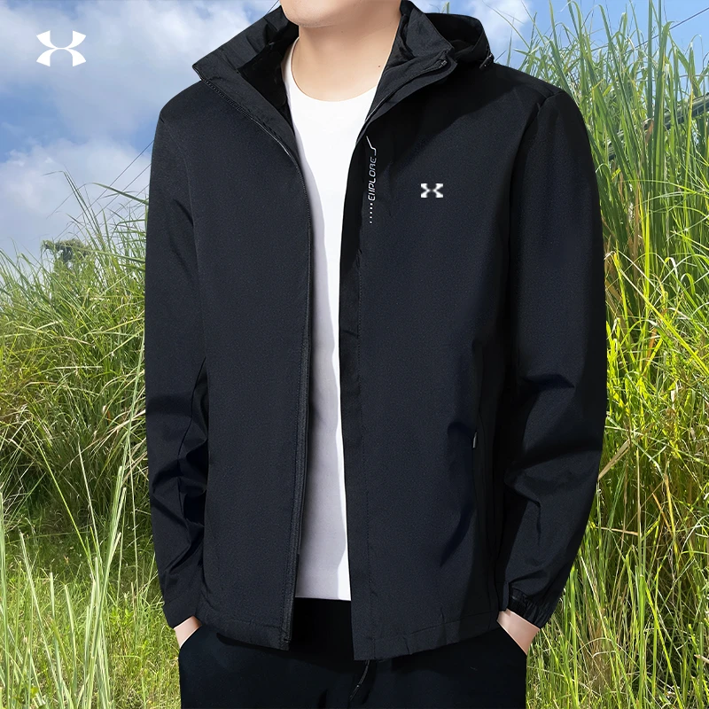 奥莱正品秋冬可拆卸帽夹克防风防水三合一抓绒冲锋衣男登山外套