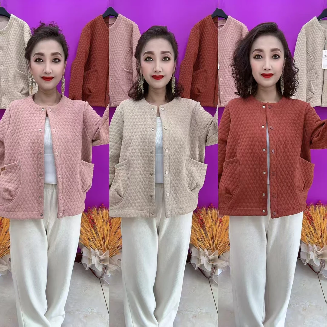 XU好运来2513新款女士圆领外套三色