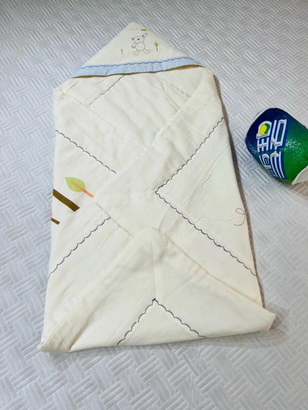 有库房味新生儿包被多用盖被微瑕～T514