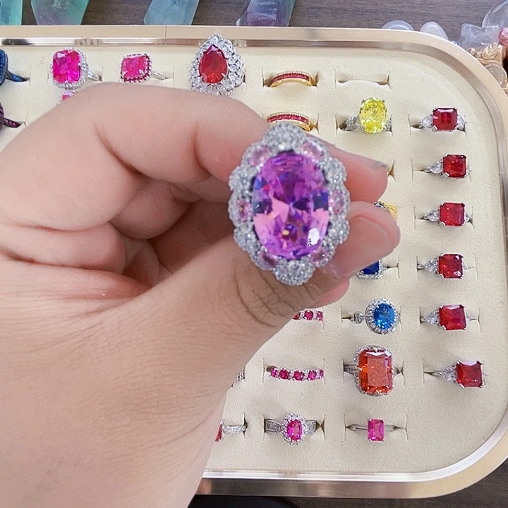 得***洋未镶嵌珠宝半成品水晶水晶
