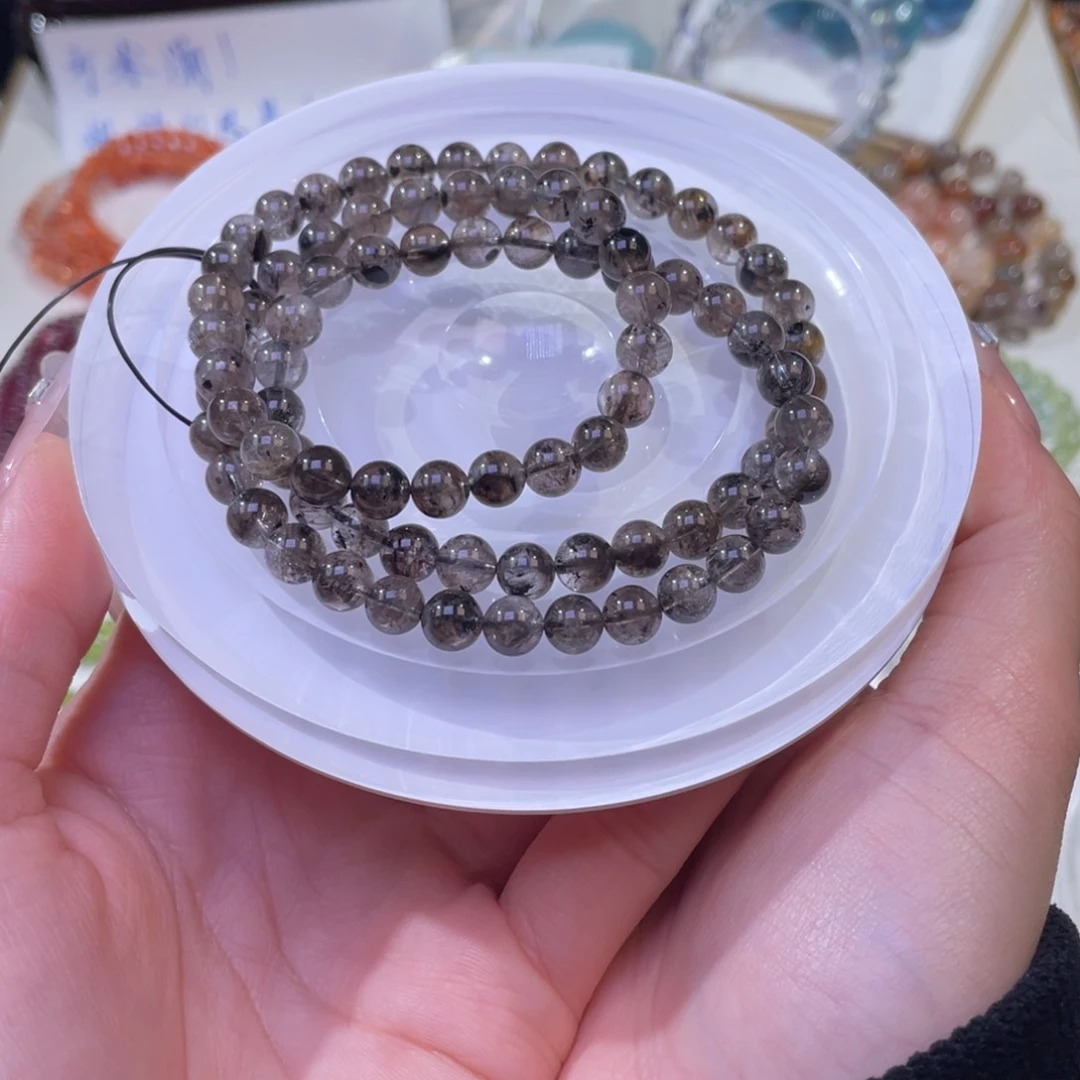 未镶嵌手链水晶黑武士闪灵钻6+