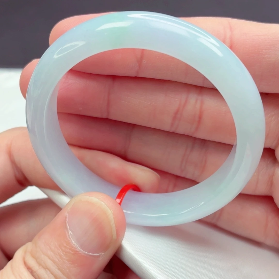 翡翠未镶嵌手镯50.8圈