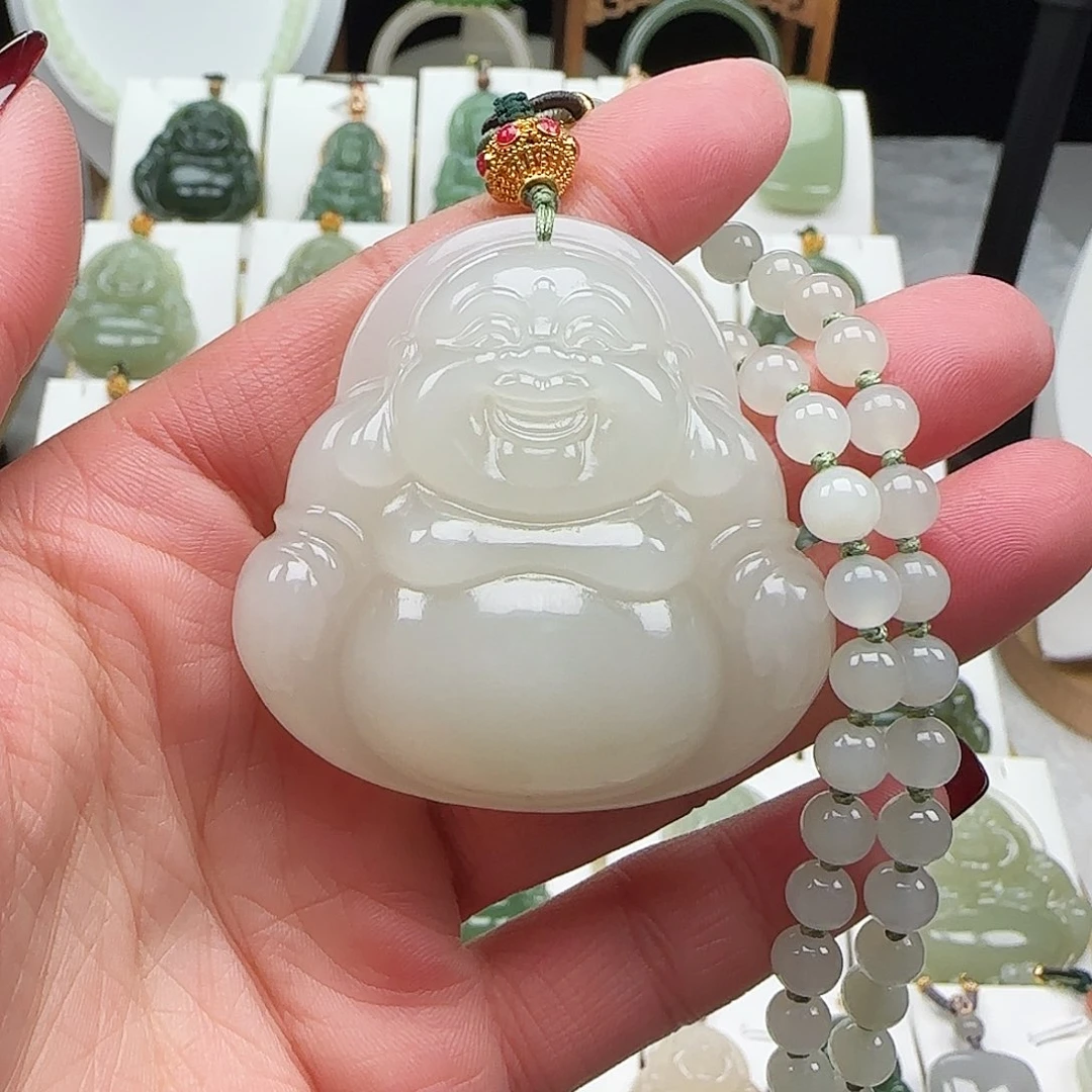 和田玉颈饰未镶嵌吴*50