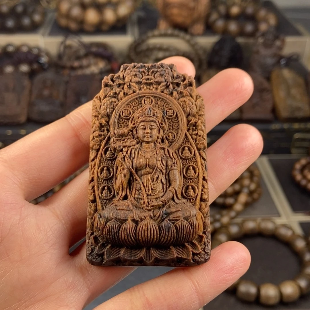 沉香木吊坠~***…越南芽庄白棋楠