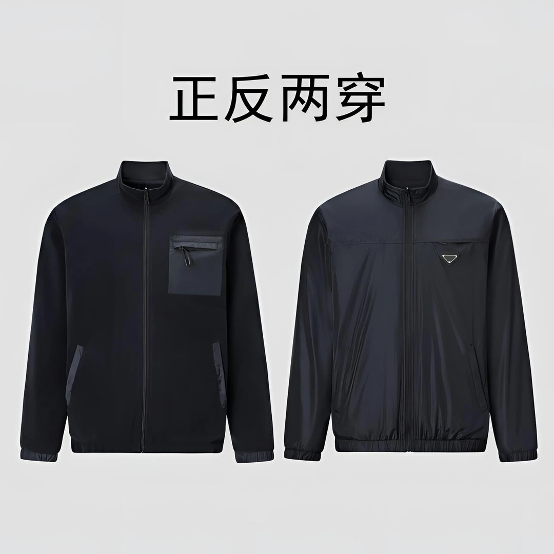 双面穿!加厚保暖!秋冬男士奥粒绒立领夹克外套