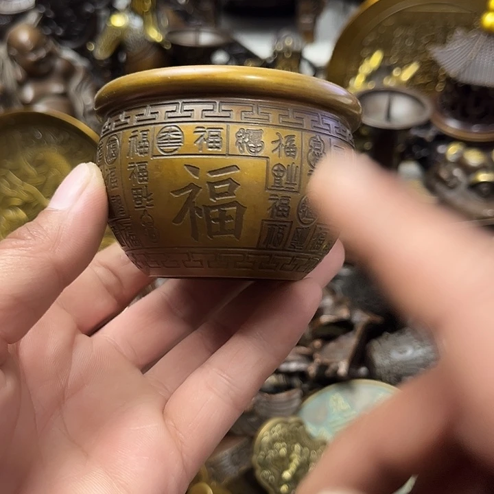 顺顺利利，铜器摆件