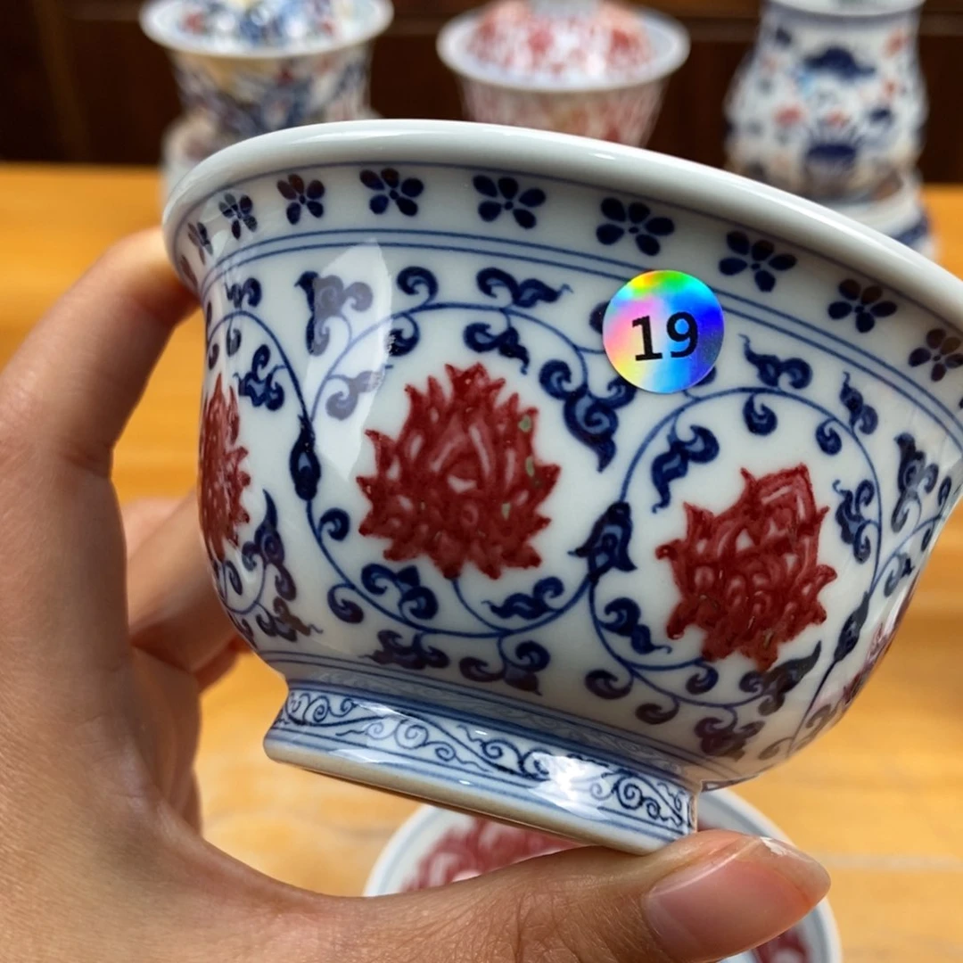 手绘现代茶具非古董