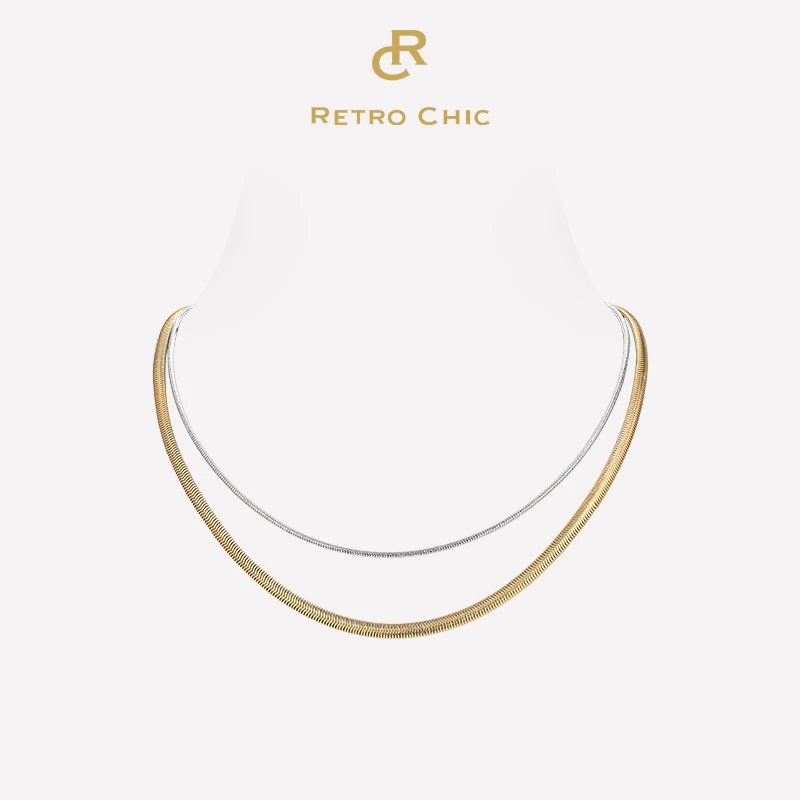 铜合金项链 RC RETRO CHIC 意大利复古时尚饰品 斗兽场叠戴项链