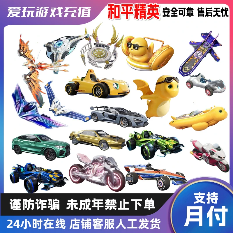 和平精英皮肤小店入口 宝马合金龙骨奶龙载具皮肤置换枪械车辆