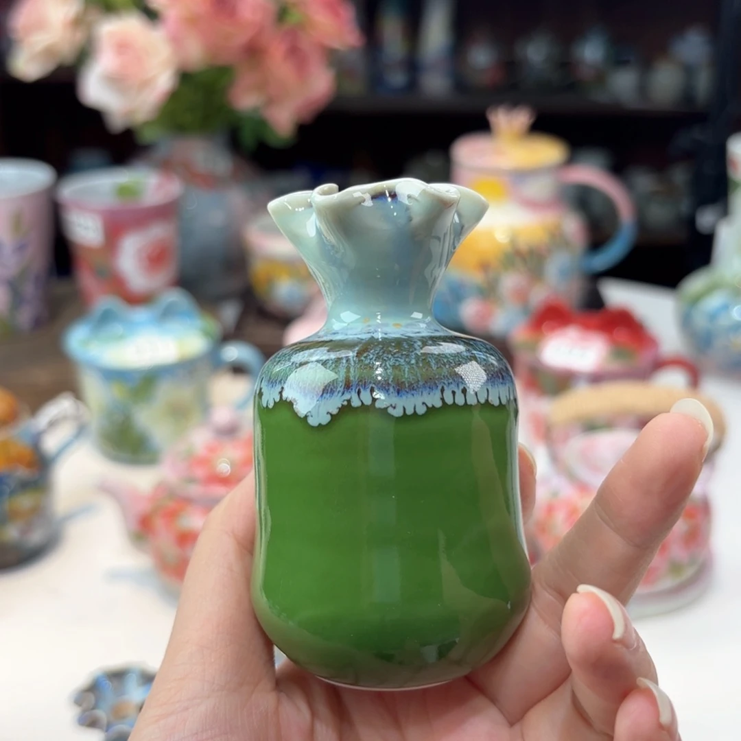 景德镇手绘高温釉下彩陶瓷茶具