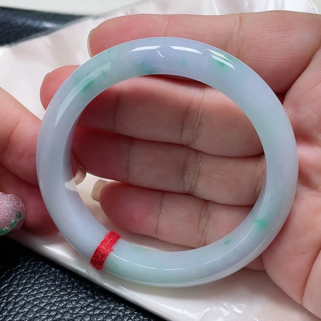 未镶嵌手镯翡翠缅甸翡翠手镯54圈