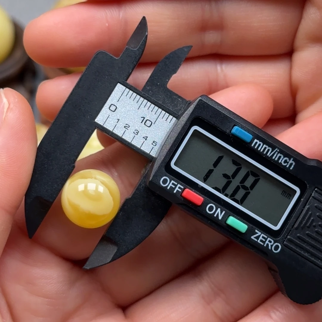 琥珀未镶嵌裸石蜜蜡单珠