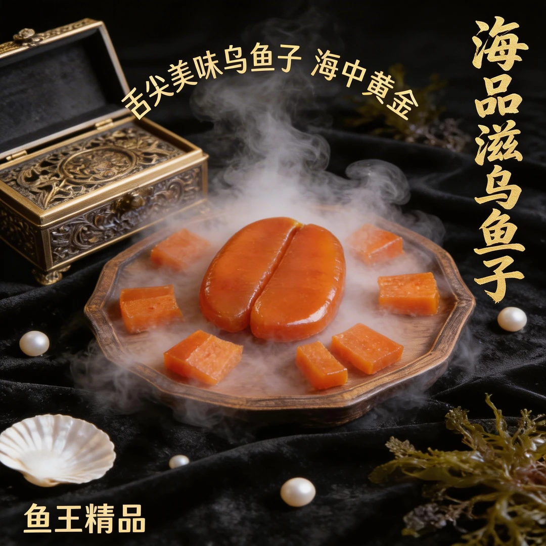【海品滋】【大籽】台湾特产乌鱼子美味舌尖上的中国正宗海鲜乌鱼子