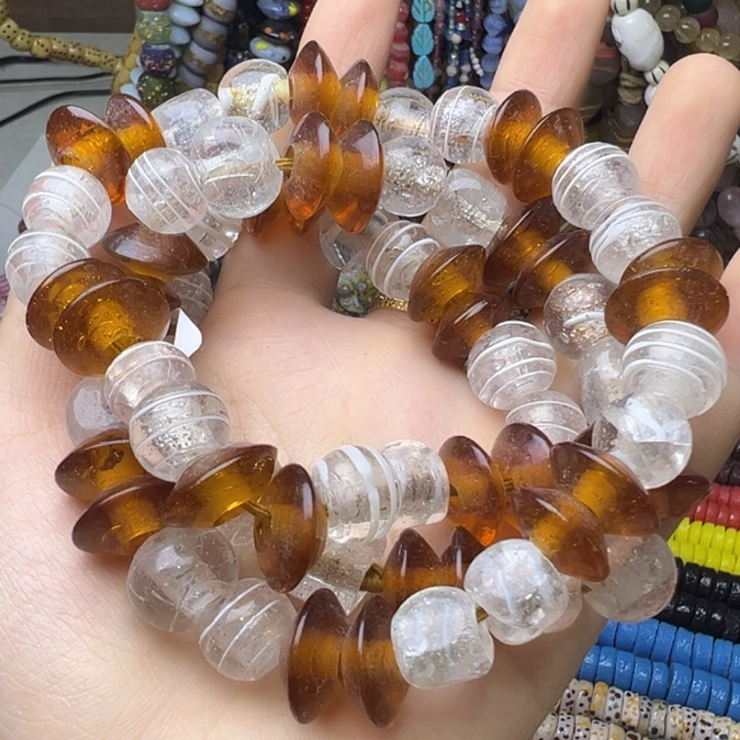 颈饰玻璃尼泊尔琉璃一条