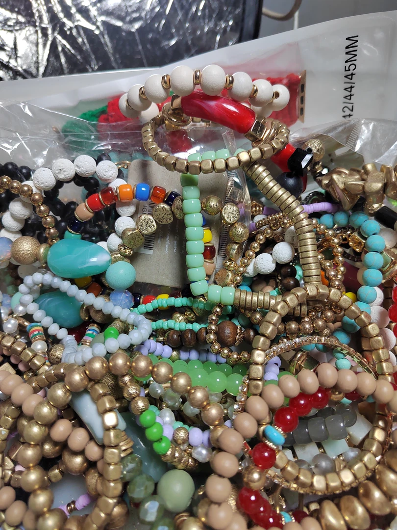 5029，2斤，各种手链，项链，看讲解再拍，手工饰品发饰DIY配件半成品