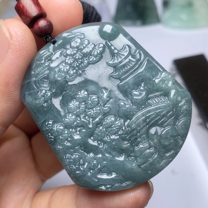 颈饰未镶嵌翡翠翡翠