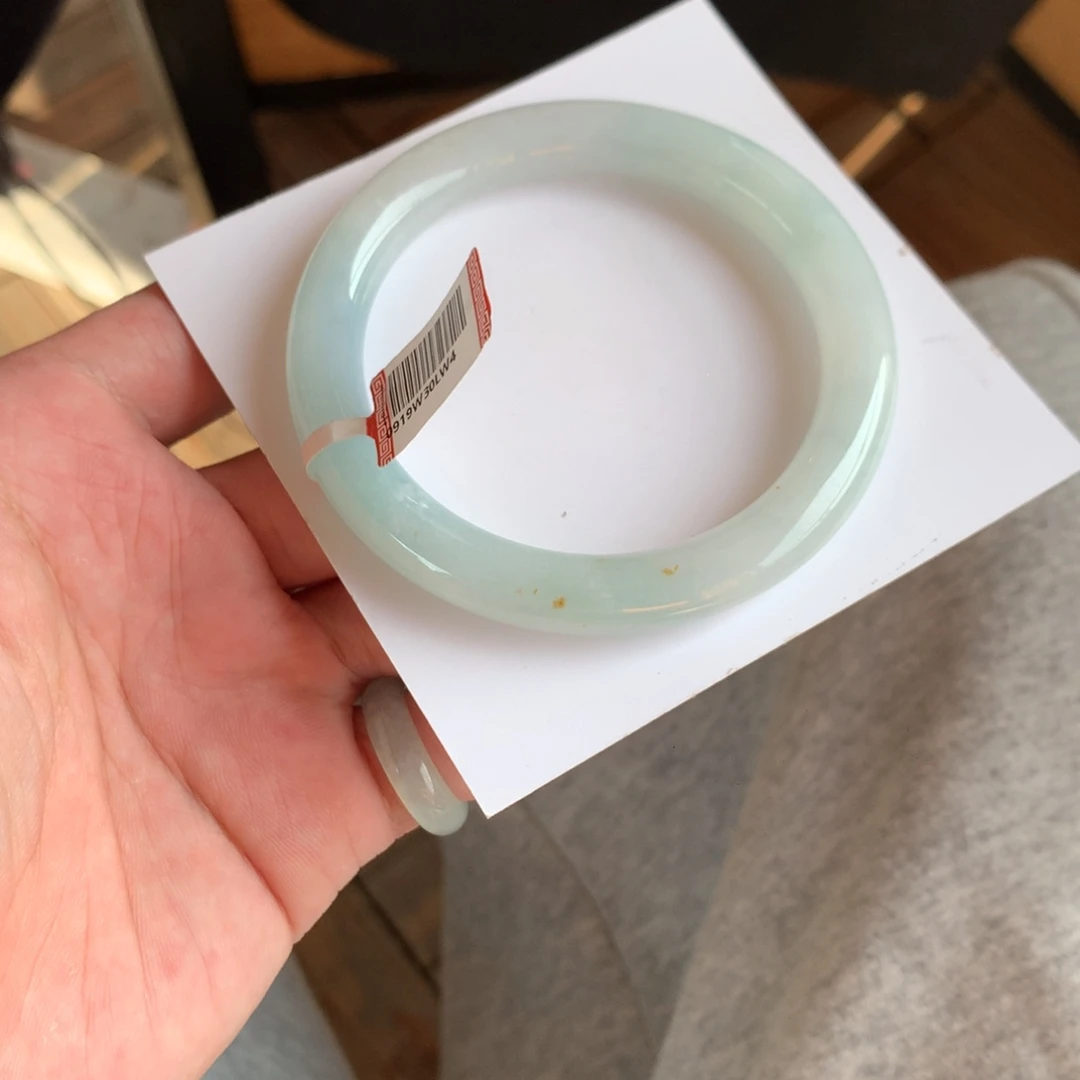 翡翠未镶嵌手镯31号59