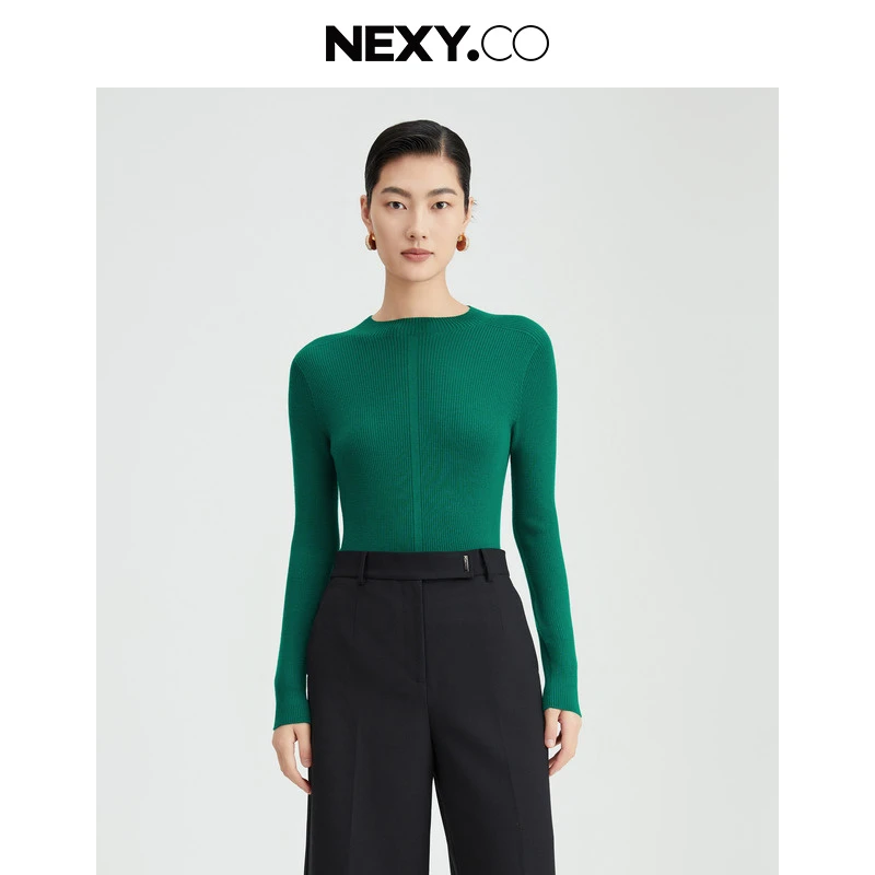 NEXY.CO/奈蔻羊毛衫|保暖|显瘦|气质|内搭|百搭|出行|XZ02690I5