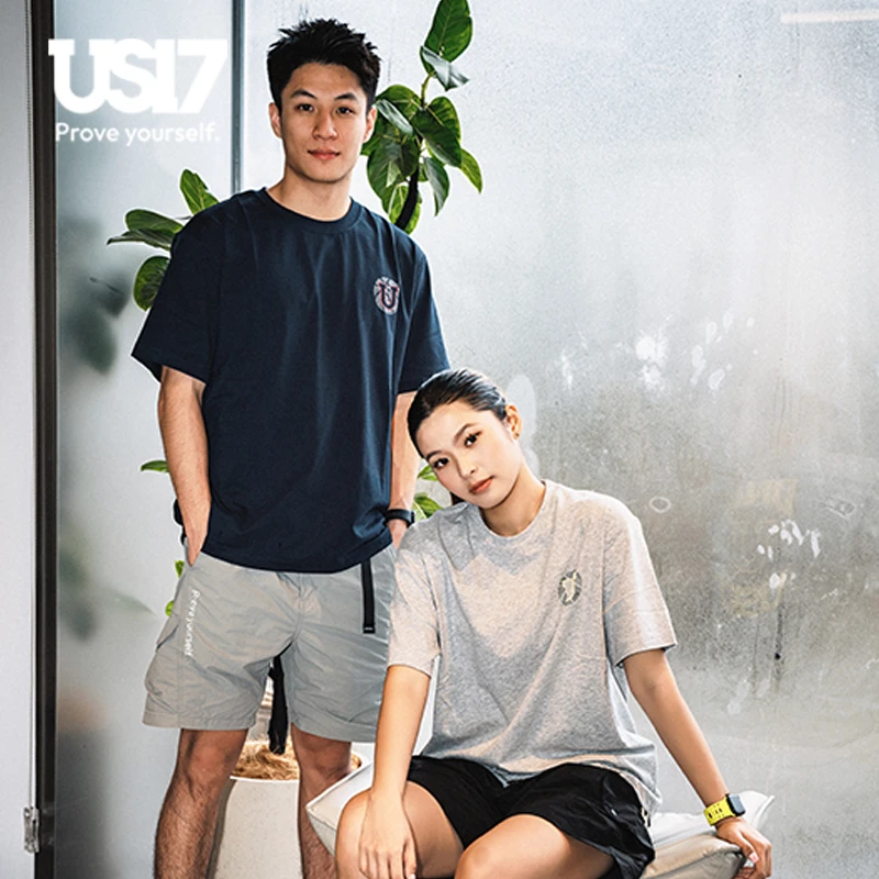 【双旦礼遇季】US17 篮球指纹DNAT恤复古印花凉感抗菌防嗮休闲运动T