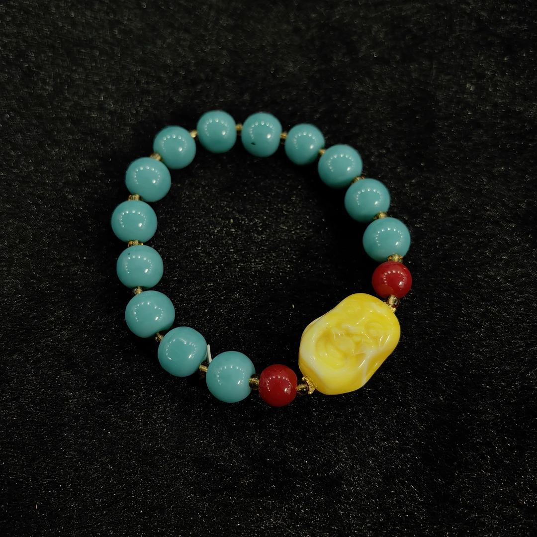 非金属亚克力手链 【大福珠宝严选】手链 睡美人老料老蜜DIY手串