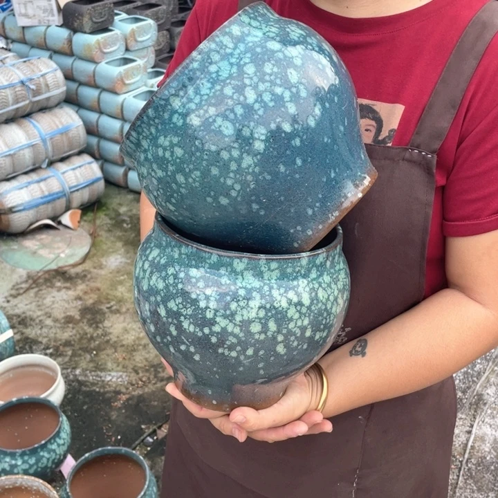 紫砂花盆口18高19正品正品