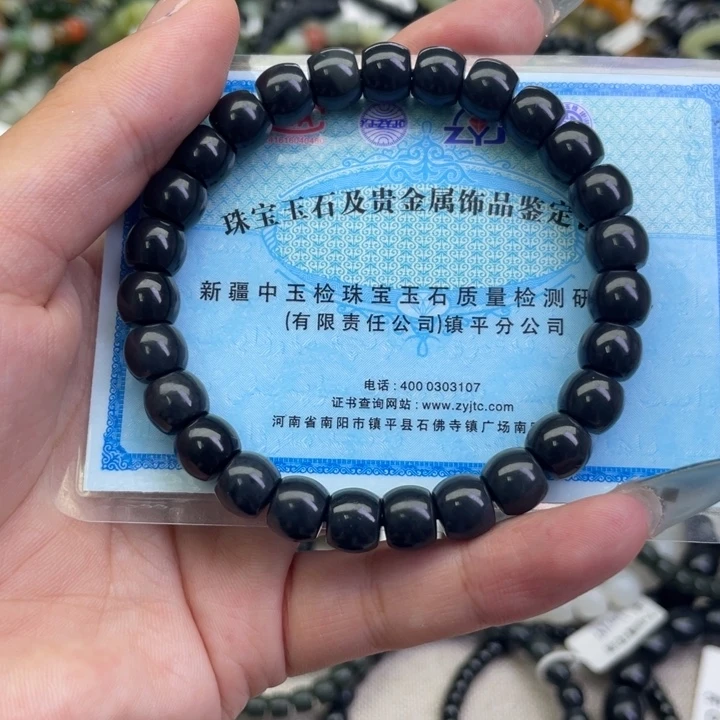 和田玉未镶嵌手链多样性发其一