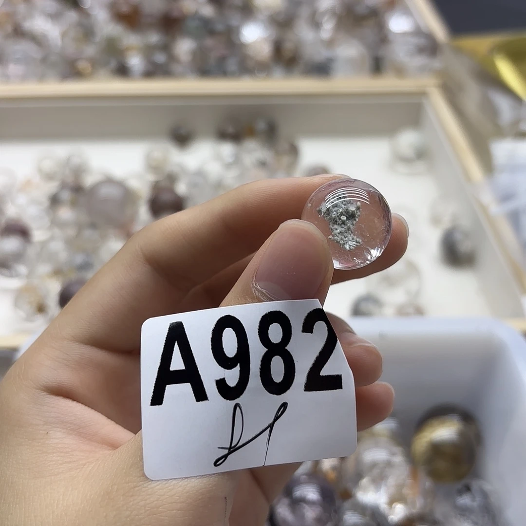 阿***博未镶嵌水晶珠宝半成品982