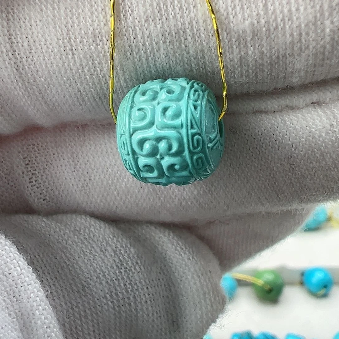 绿松石回纹未镶嵌