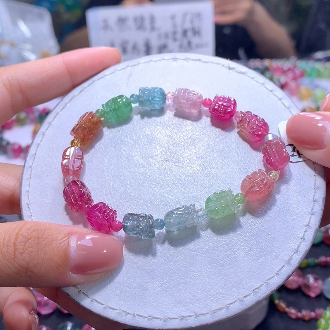 【闪购商品】未镶嵌手串碧玺7.7m