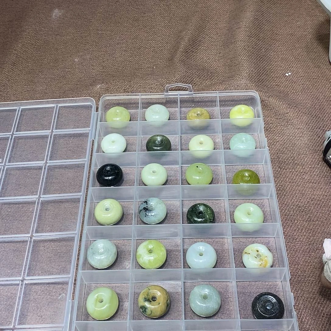 合金蛇纹石玉颈饰282