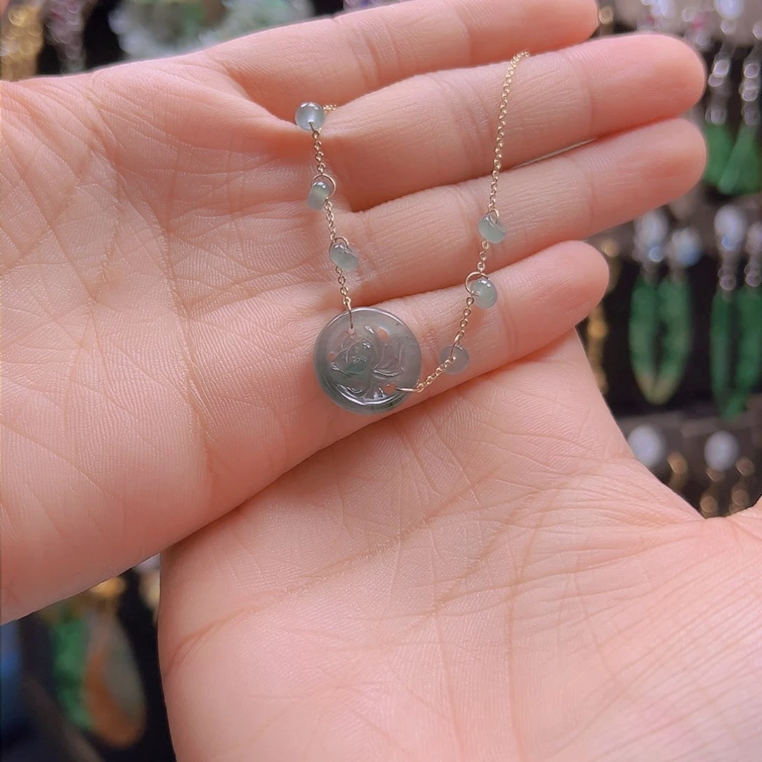 未镶嵌翡翠耳饰翡翠