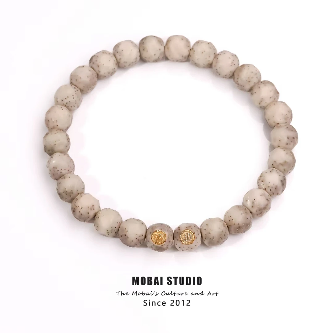 默白星月——MOBAI默白出品S-SSS级星月菩提无相单圈手串