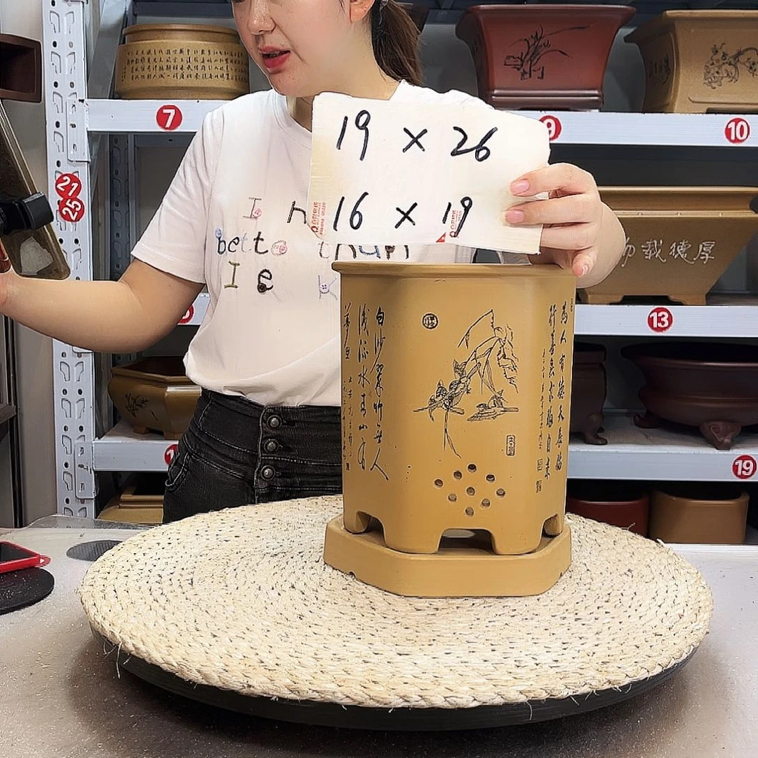 紫砂花盆紫砂花盆