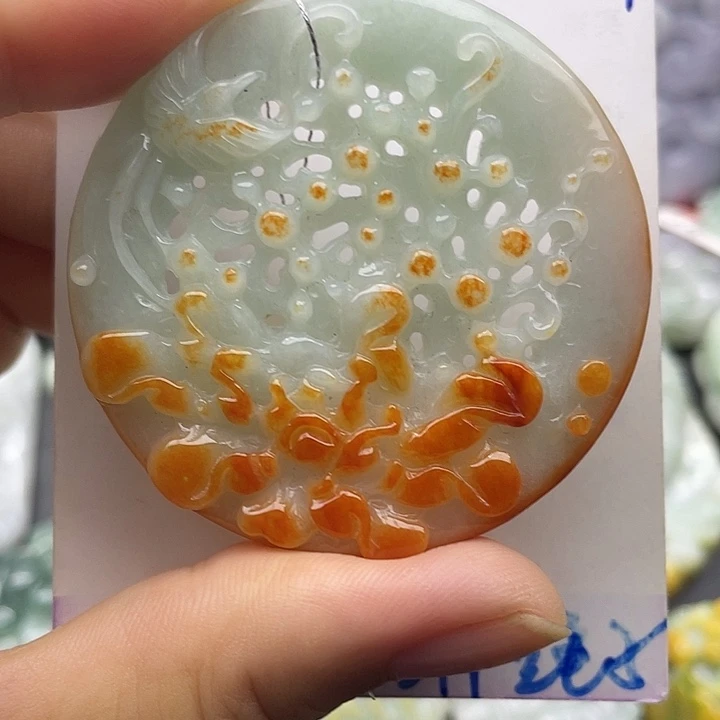 翡翠未镶嵌颈饰天然翡翠
