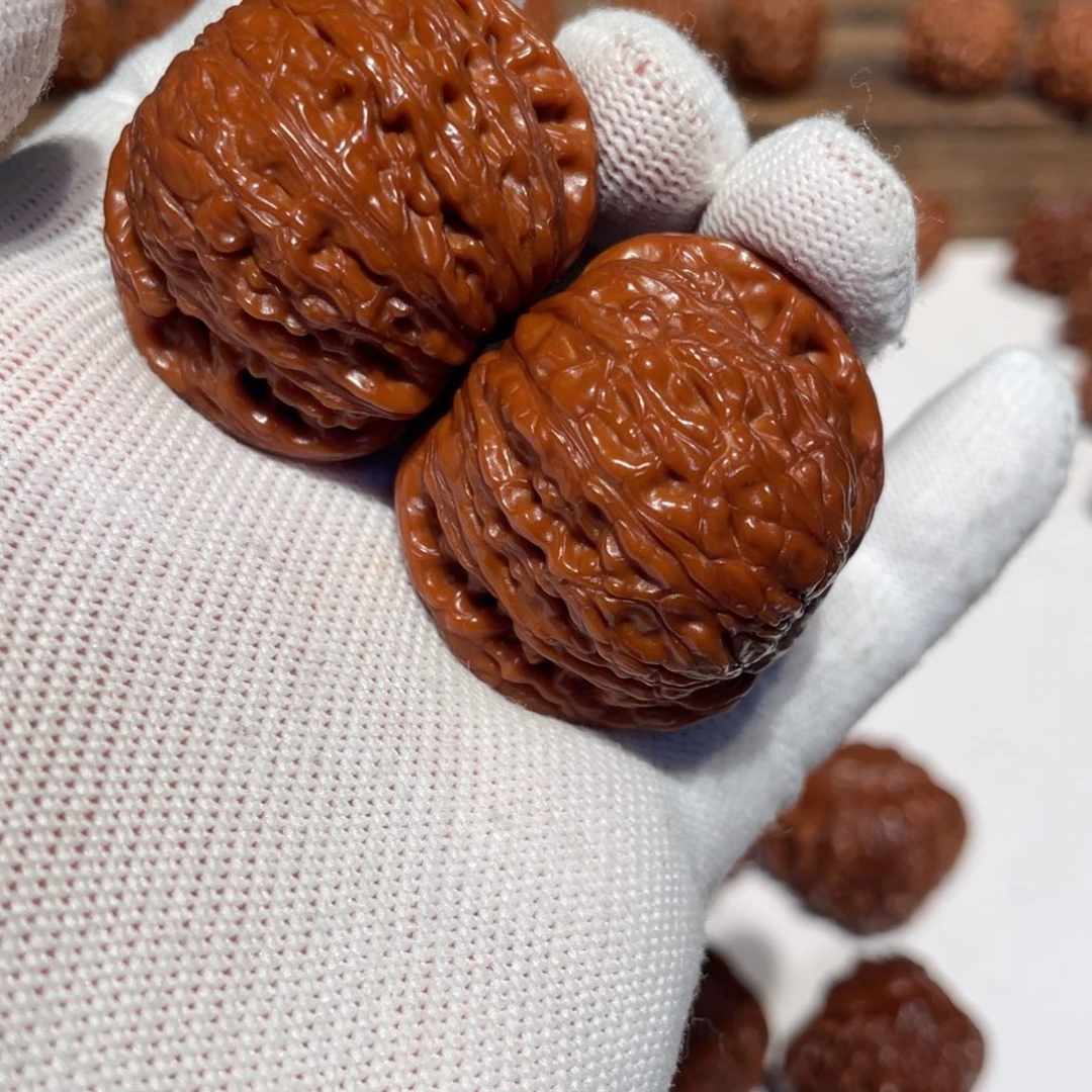 隔***王吊坠文玩核桃绣球41.400.06. #00#WY