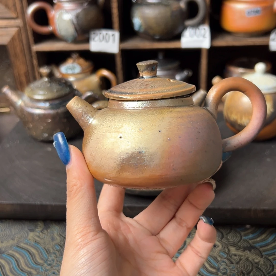 杯柴烧茶器细陶壶