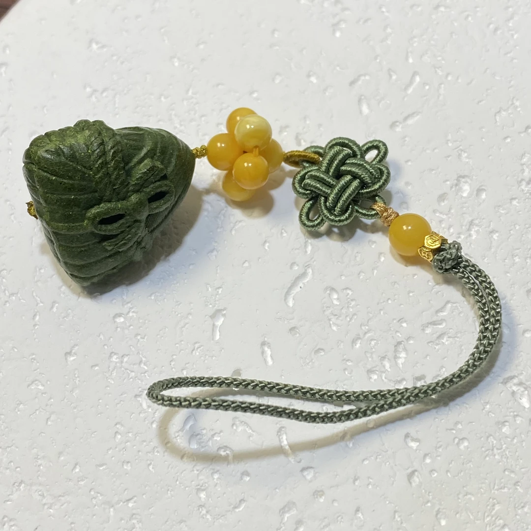 【亿轩珠宝】ZX136805蜜蜡合香粽子挂件6mm+