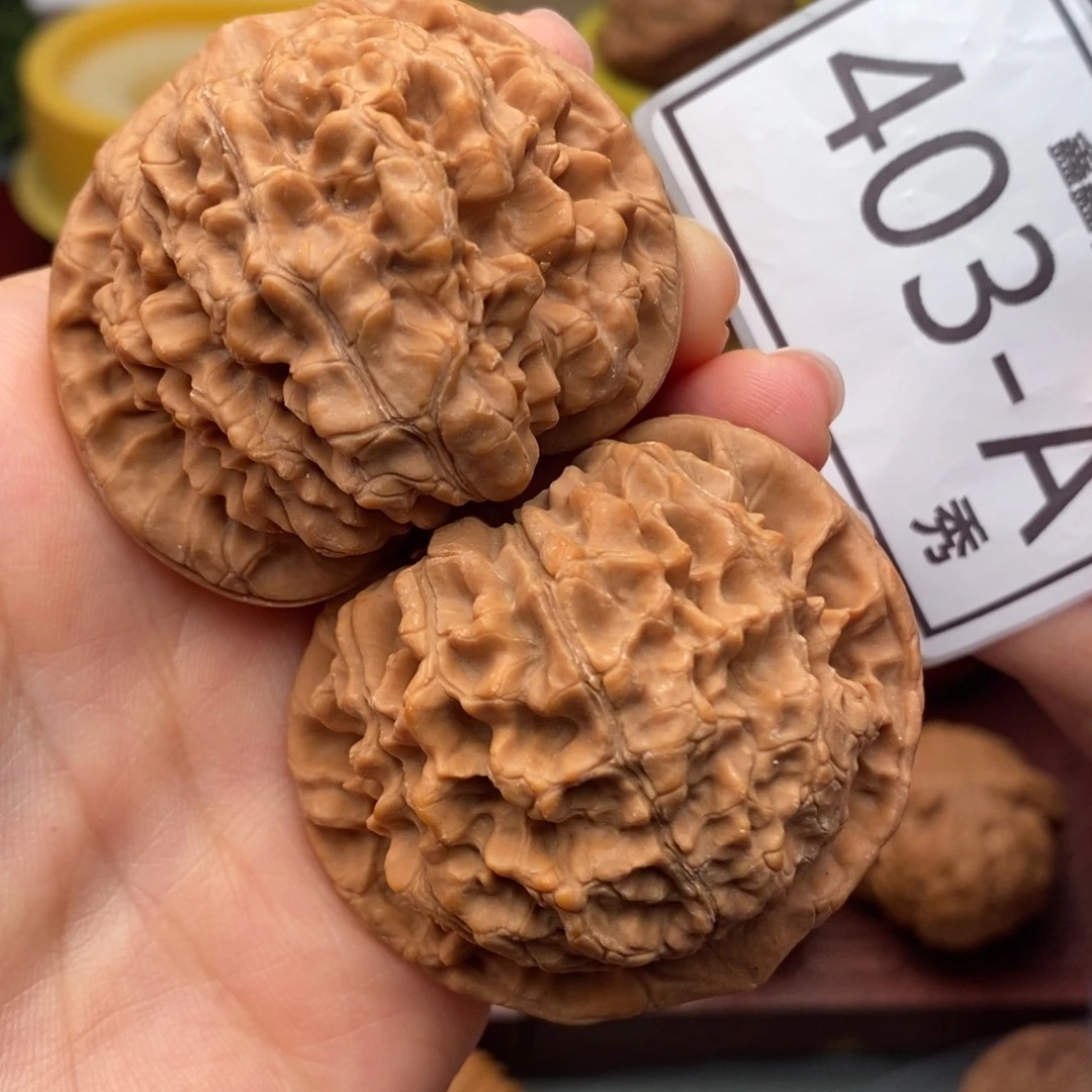 文玩核桃把件官帽49……