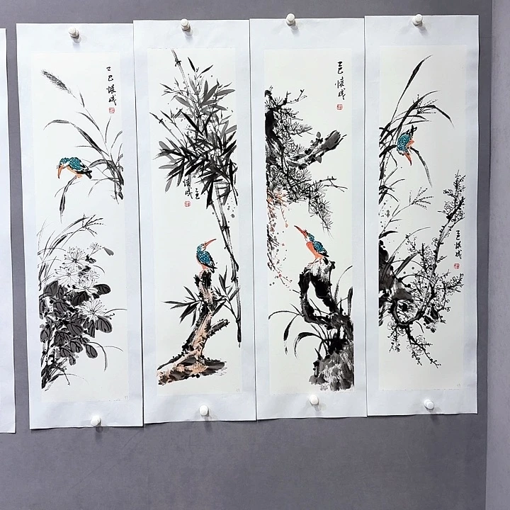 国画亲笔手绘放心去藏