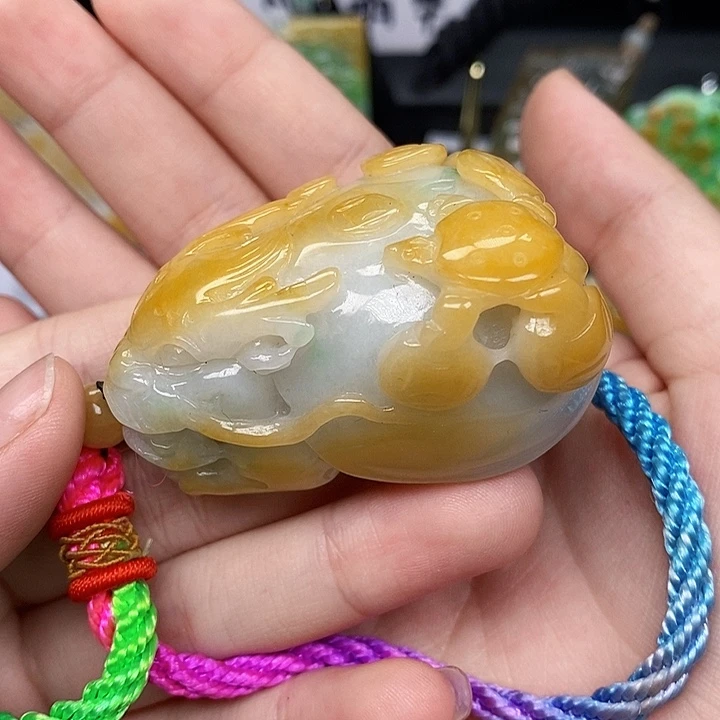 颈饰未镶嵌翡翠翡翠A货