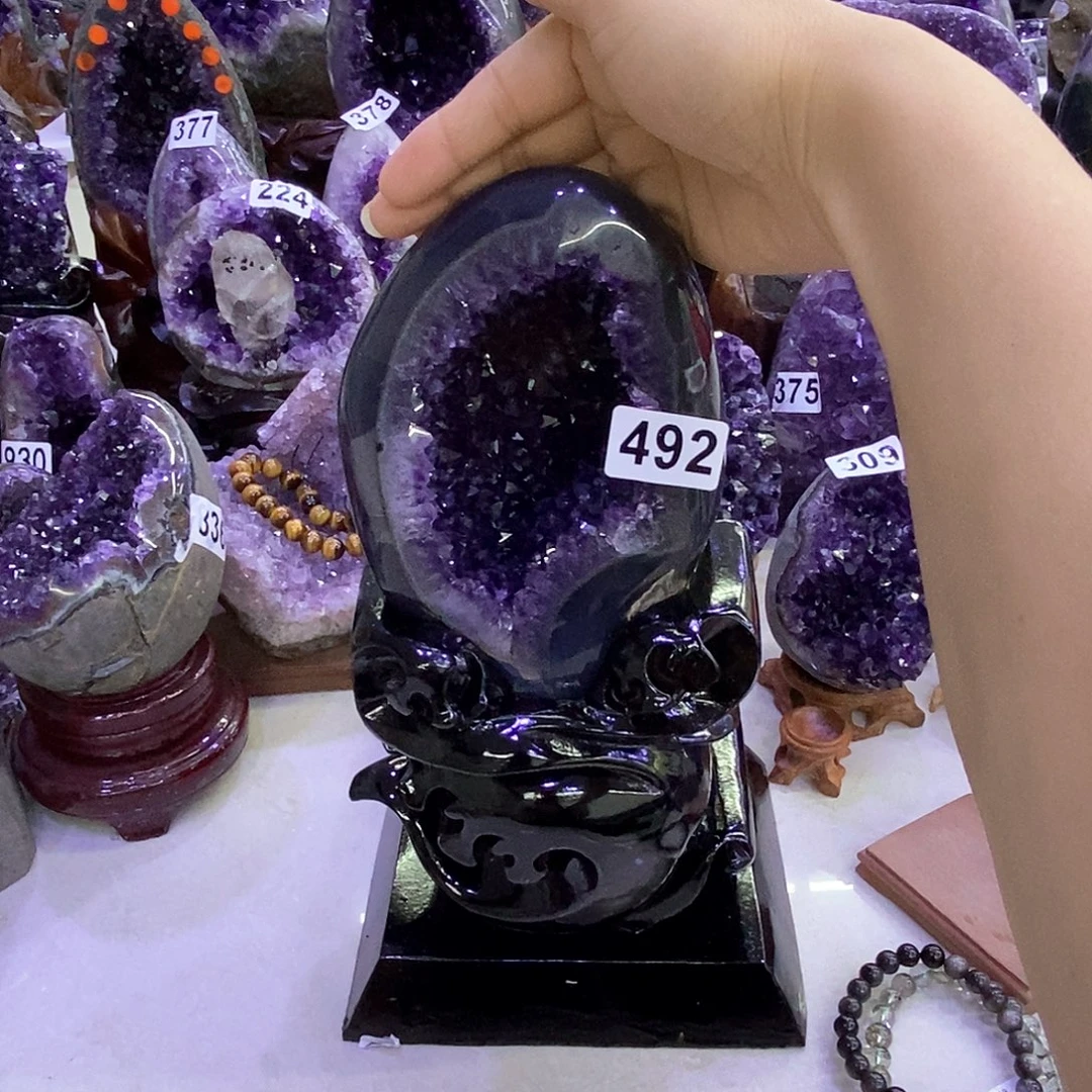 未镶嵌大型摆件（非配饰）紫晶