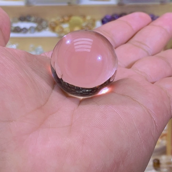 缘***来水晶手链未镶嵌发金水晶球