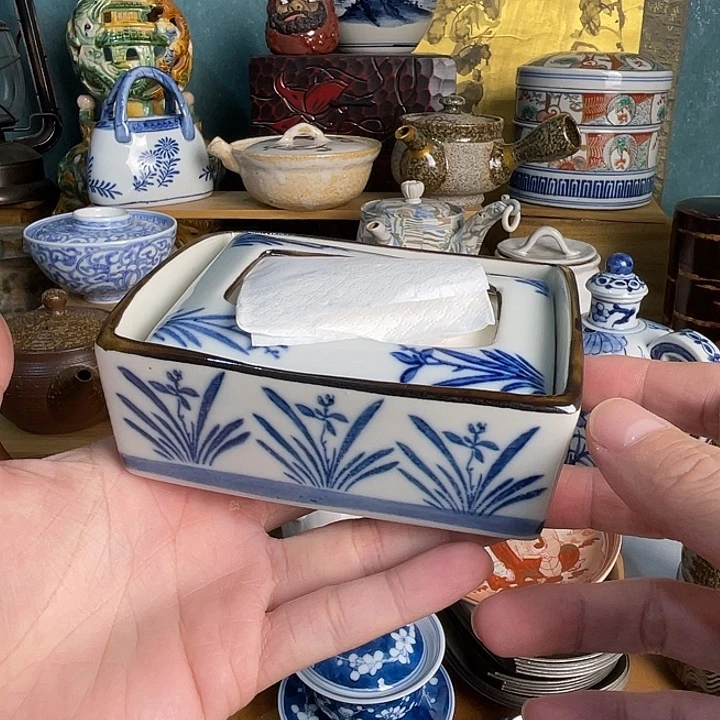 瓷片纸巾盒好看的哦