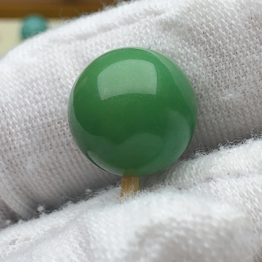 绿松石未镶嵌圆珠11.3