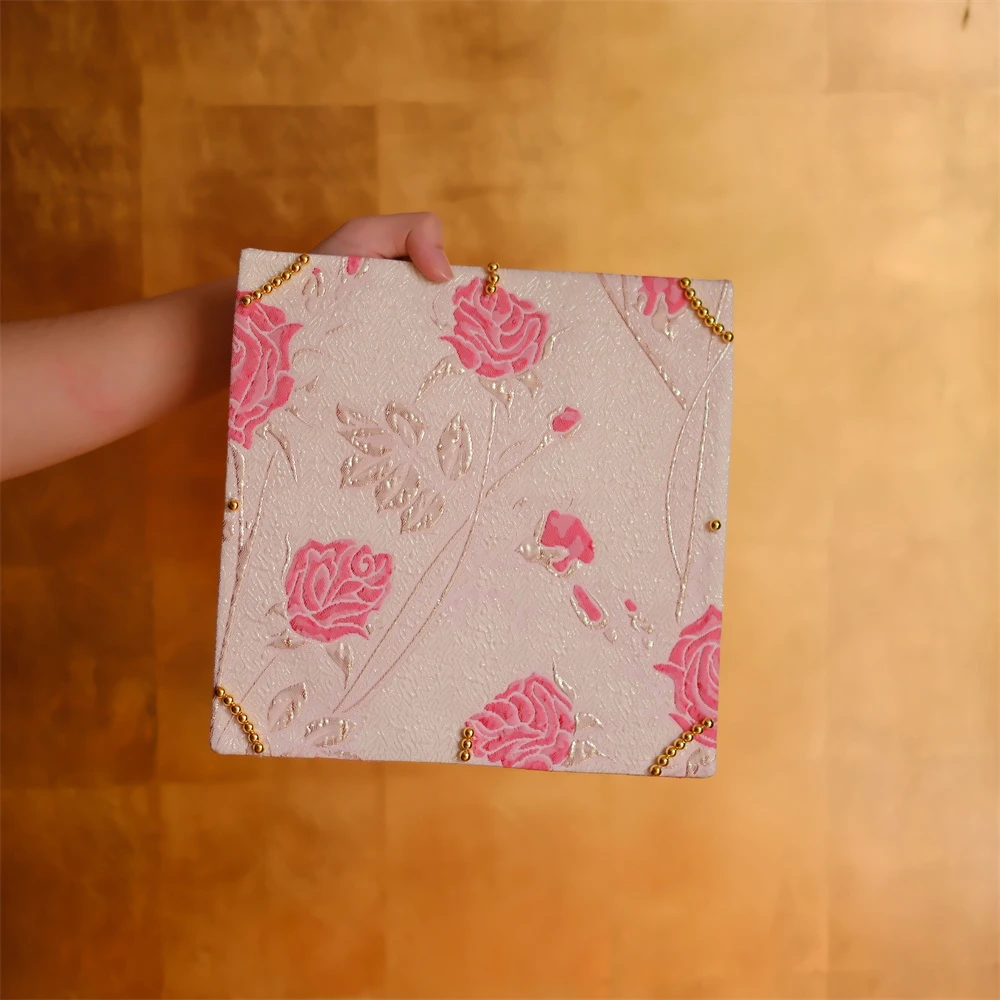 问春风【玫瑰宇宙】珍珠茶席加厚防烫隔热泡茶垫桌布双面茶席25*25