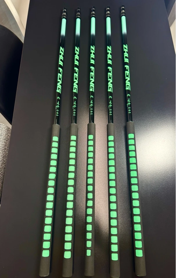 追风210休闲野钓伸缩抄网杆 人体工程学NBR高弹舒适握把 超轻超硬