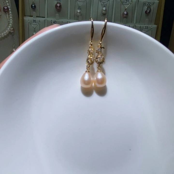 未镶嵌耳饰淡水珍珠