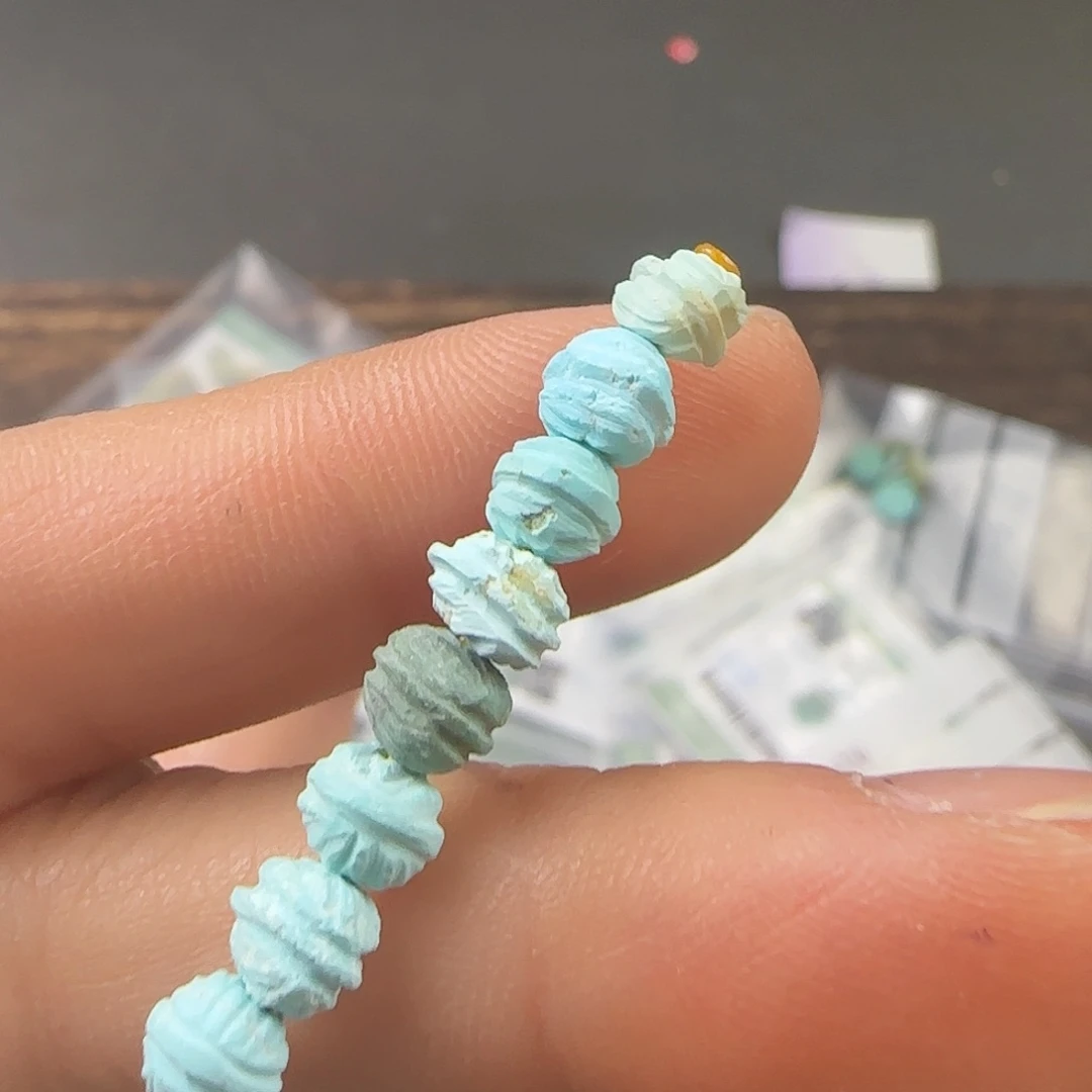 绿松石珠宝半成品未镶嵌