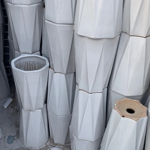 低腰白八方中号口23*34