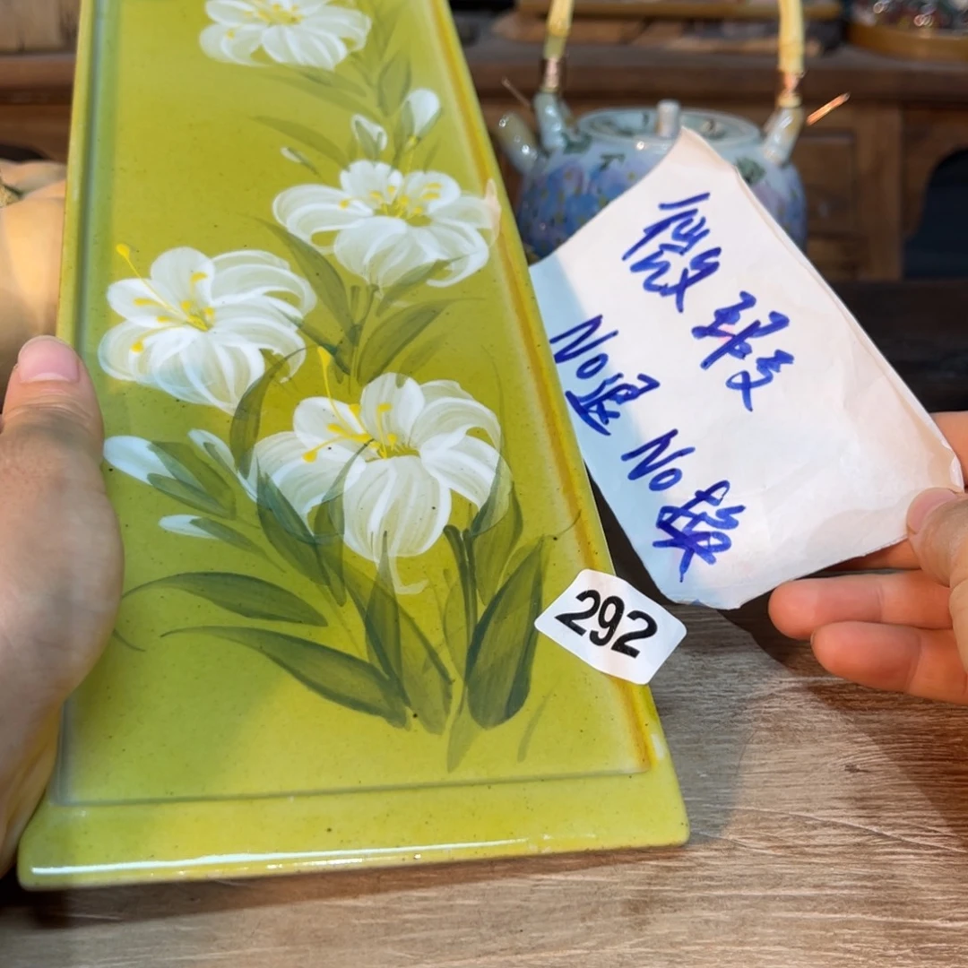 壶素浅陶瓷手绘手工
